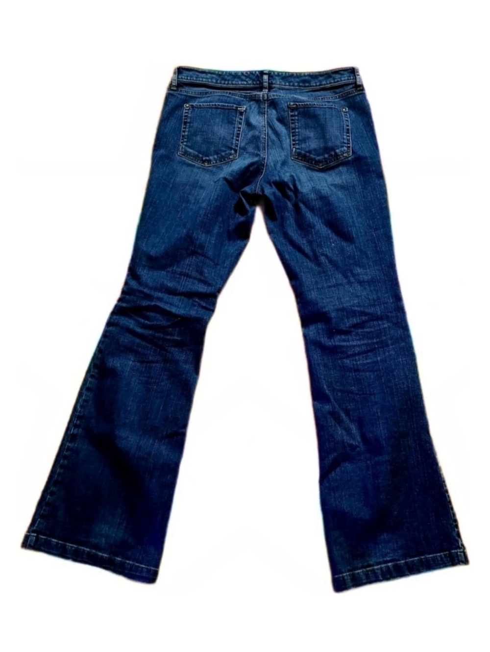Eddie Bauer Jeans Y2k Bootcut Curvy Womens 10 Blue Hippie Preppy Grunge Glam